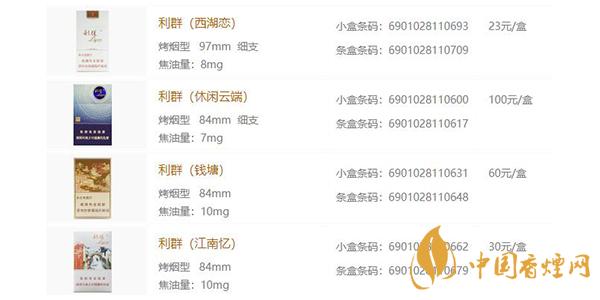 利群香煙多少錢(qián)一包  利群香煙有多少種類(lèi)